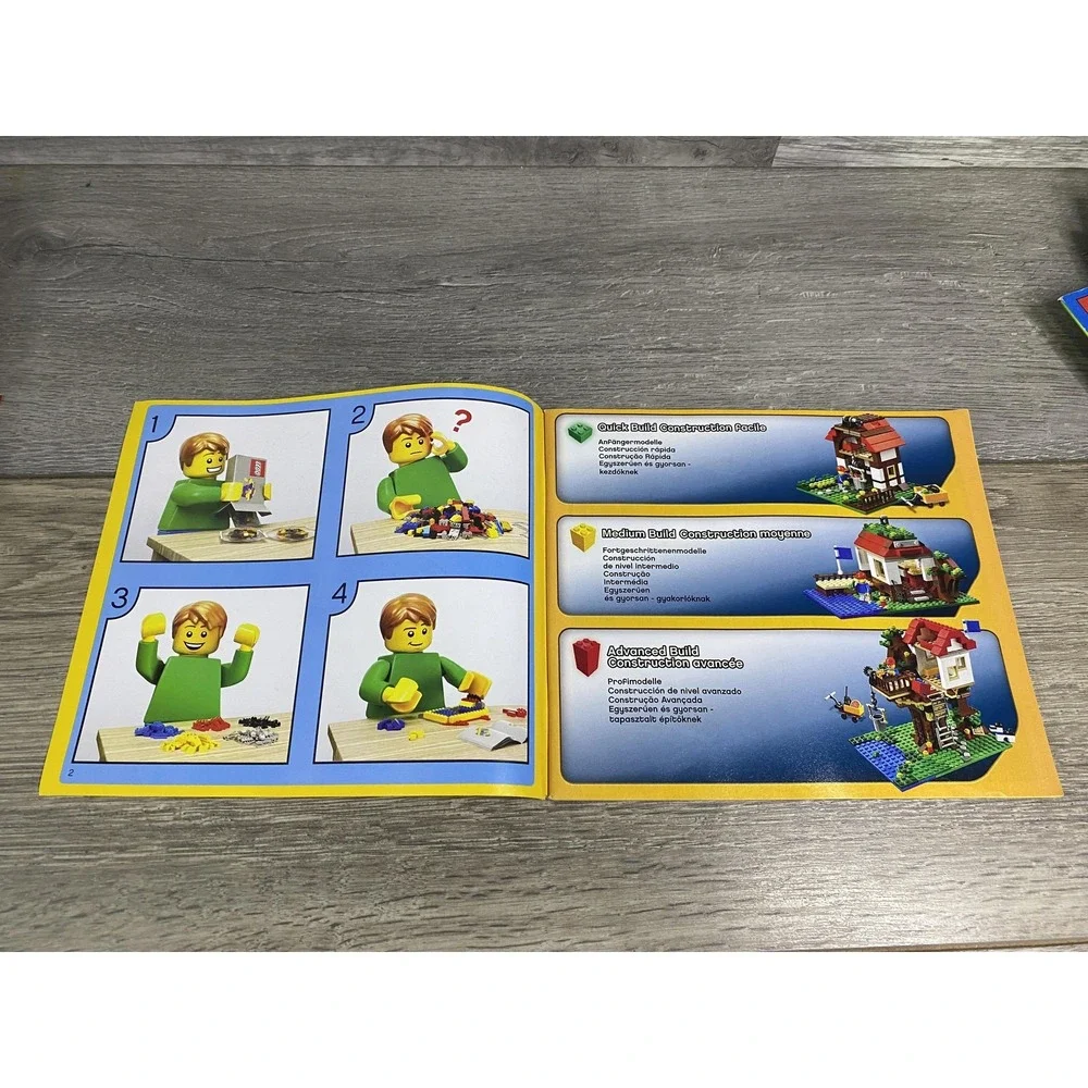 LEGO Creator 31010 Treehouse‎ Instruction Manual Booklet 2013 Illustrated 3in1